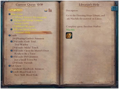 old book reader ui