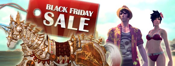 RaiderZ North America Black Friday sale including the White Arrod, Swimsuit, and more!