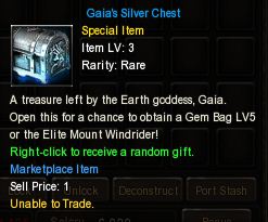 Gaia's Silver Chest